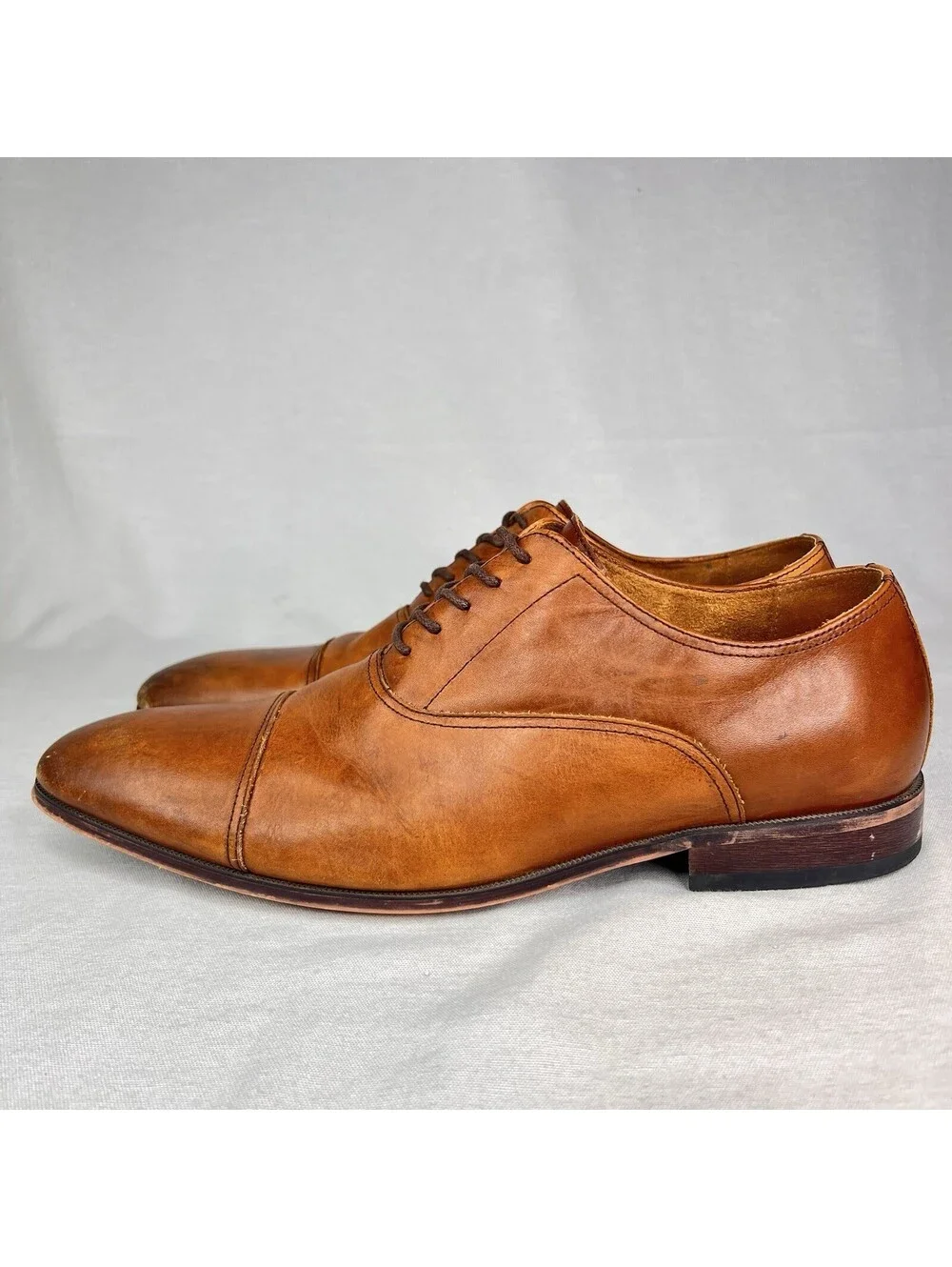 Florsheim Dress Shoes Men’s 10.5 Narrow Brown Leather Midtown Oxford Classy